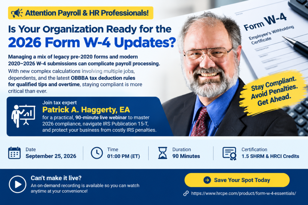 Form W-4 essentials