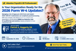 Form W-4 essentials